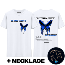 Load image into Gallery viewer, &quot;Butterfly Effect&quot; T-Shirt + Necklace Combo
