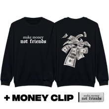 Load image into Gallery viewer, &quot;MONEY&quot; Sweatshirt + Money Clip Combo
