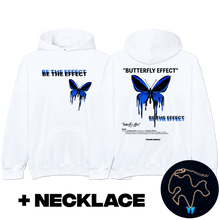 Load image into Gallery viewer, &quot;Butterfly Effect&quot; Hoodie + Necklace Combo
