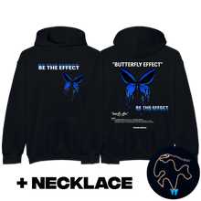 Load image into Gallery viewer, &quot;Butterfly Effect&quot; Hoodie + Necklace Combo
